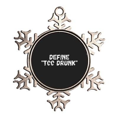 Define Too Drunk Apparel Metallic Star Ornament