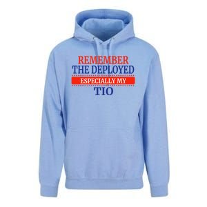 Deployed Tio Design For Sobrino Or Sobrina Funny Gift Unisex Surf Hoodie