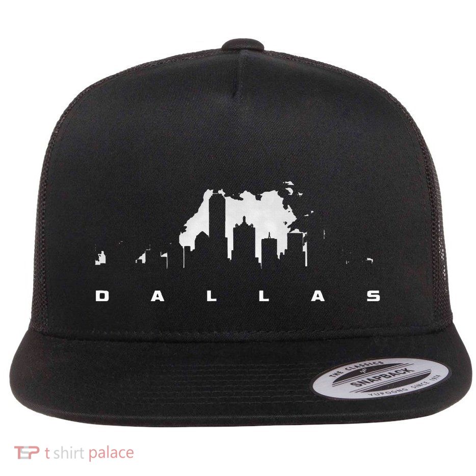 Dallas Texas Flat Bill Trucker Hat