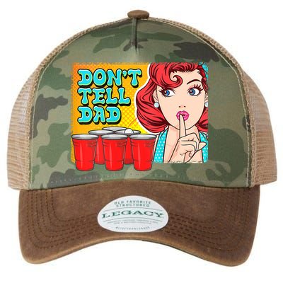 Dont Tell Dad Beer Pong Team Legacy Tie Dye Trucker Hat