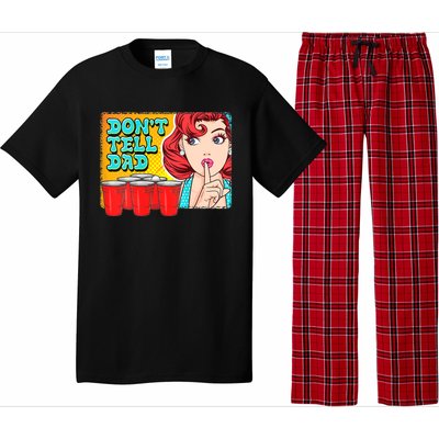 Dont Tell Dad Beer Pong Team Pajama Set