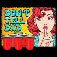Dont Tell Dad Beer Pong Team Sustainable Beanie