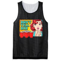 Dont Tell Dad Beer Pong Team Mesh Reversible Basketball Jersey Tank
