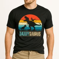 Daddysaurus T-Rex Dad Dinosaur Daddy Saurus Fathers Day Cooling Performance Crew T-Shirt