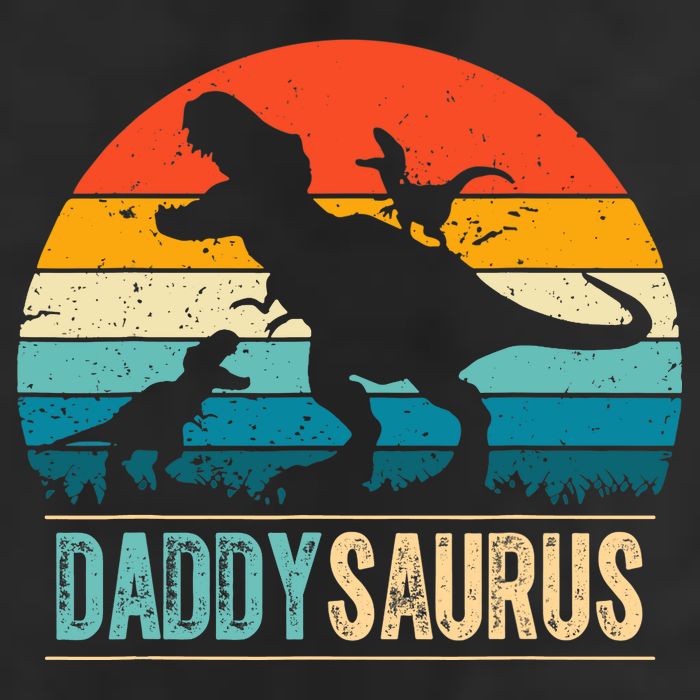 Daddysaurus T-Rex Dad Dinosaur Daddy Saurus Fathers Day Adult Drive Performance Visor