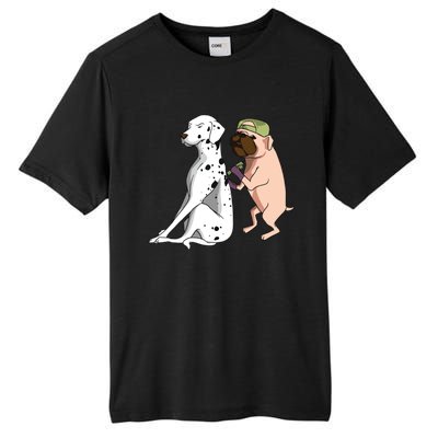 Dalmatian Tattoo Dog Lover Funny Pug Cute Dogs Tall Fusion ChromaSoft Performance T-Shirt