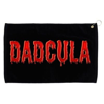 Dadcula Text Dad Vampire Funny Halloween Daddy 1 Gift Grommeted Golf Towel