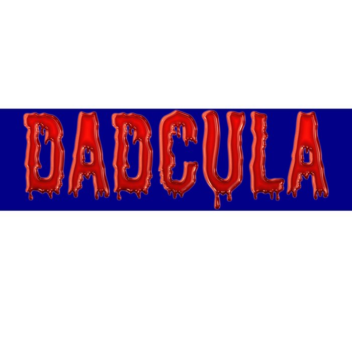 Dadcula Text Dad Vampire Funny Halloween Daddy 1 Gift Bumper Sticker