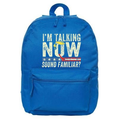 Donald Trump Debate Kamala IM Speaking Now Sounds Familiar 16 in Basic Backpack