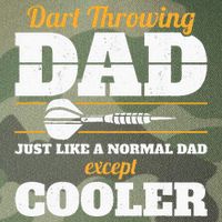 Dart Throwing Dad Dart Player Dart Club Father Darts Legacy Tie Dye Trucker Hat