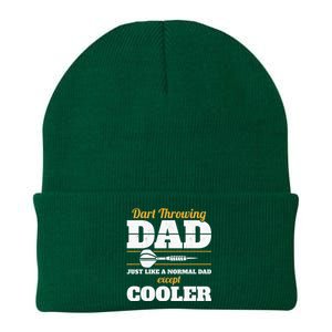 Dart Throwing Dad Dart Player Dart Club Father Darts Knit Cap Winter Beanie