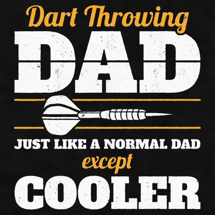 Dart Throwing Dad Dart Player Dart Club Father Darts Ladies PosiCharge Tri-Blend Wicking Tank