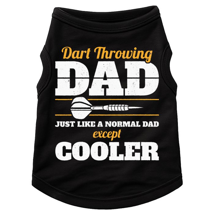 Dart Throwing Dad Dart Player Dart Club Father Darts Doggie Tank
