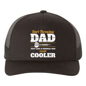 Dart Throwing Dad Dart Player Dart Club Father Darts Yupoong Adult 5-Panel Trucker Hat