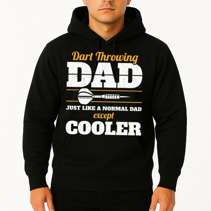 Dart Throwing Dad Dart Player Dart Club Father Darts Hoodie