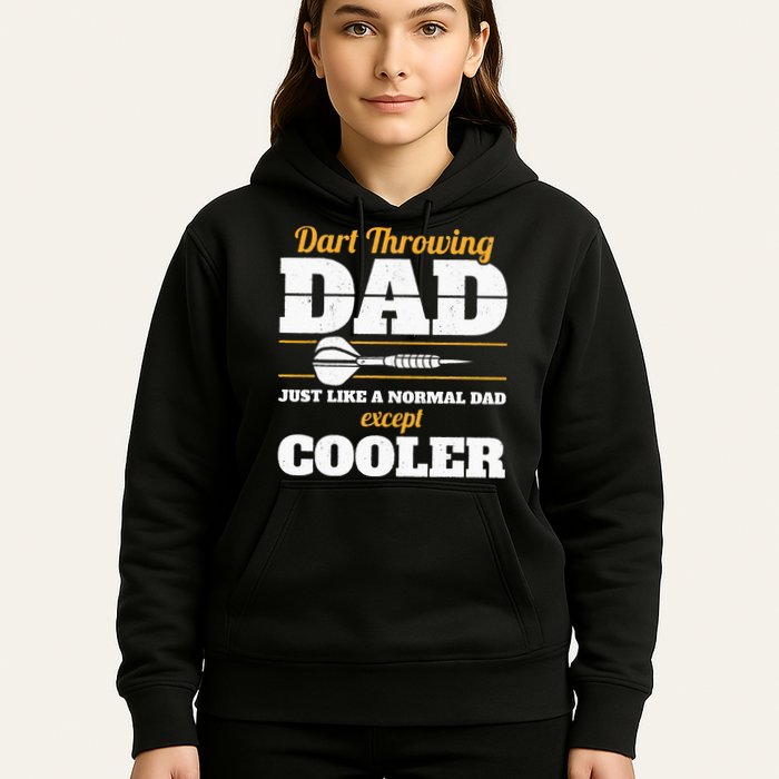 Dart Throwing Dad Dart Player Dart Club Father Darts Hoodie
