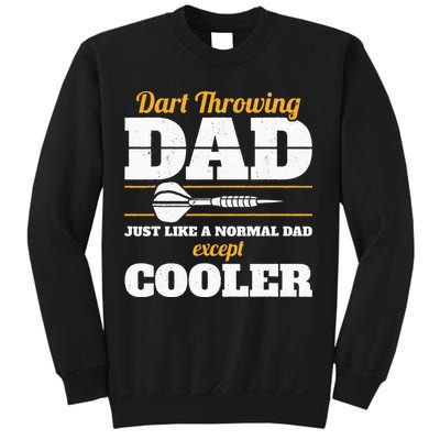 Dart Throwing Dad Dart Player Dart Club Father Darts Sweatshirt