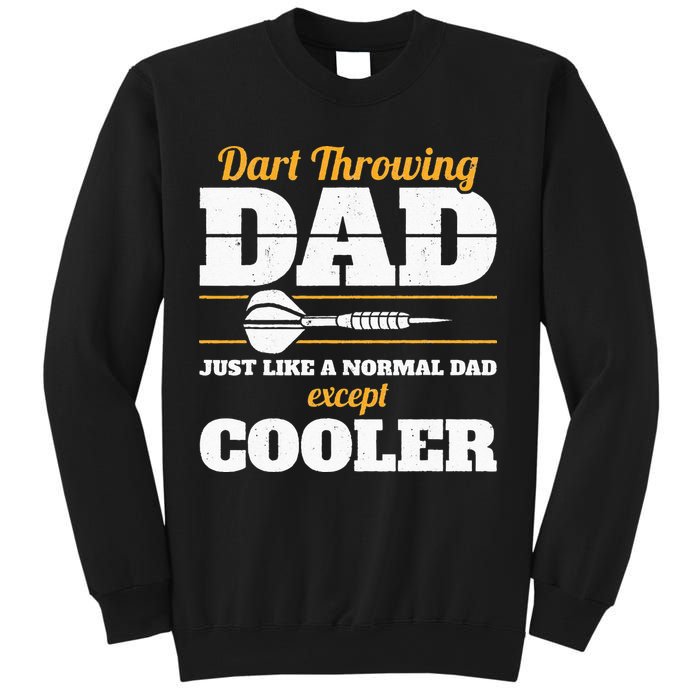 Dart Throwing Dad Dart Player Dart Club Father Darts Sweatshirt