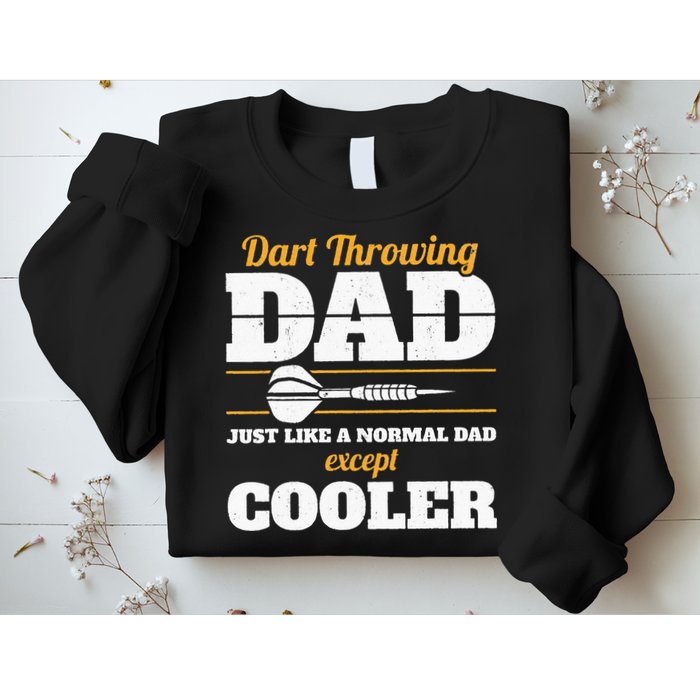 Dart Throwing Dad Dart Player Dart Club Father Darts Sweatshirt