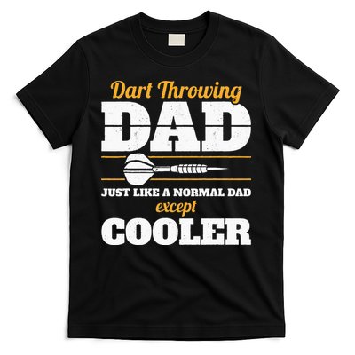 Dart Throwing Dad Dart Player Dart Club Father Darts T-Shirt