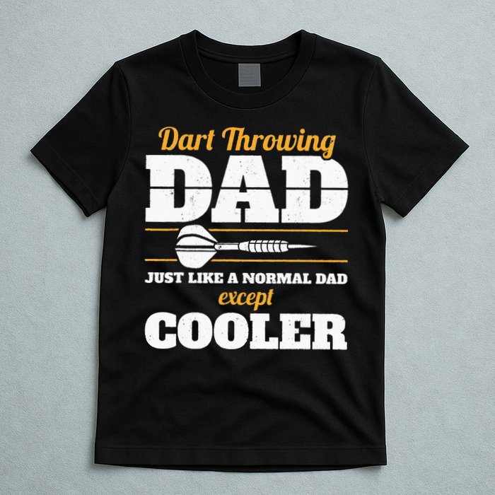 Dart Throwing Dad Dart Player Dart Club Father Darts T-Shirt