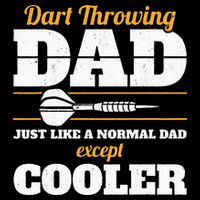 Dart Throwing Dad Dart Player Dart Club Father Darts T-Shirt