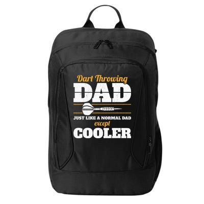 Dart Throwing Dad Dart Player Dart Club Father Darts City Backpack