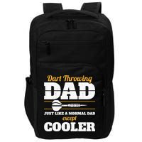 Dart Throwing Dad Dart Player Dart Club Father Darts Impact Tech Backpack