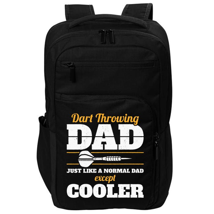 Dart Throwing Dad Dart Player Dart Club Father Darts Impact Tech Backpack