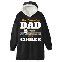 Dart Throwing Dad Dart Player Dart Club Father Darts Hooded Wearable Blanket