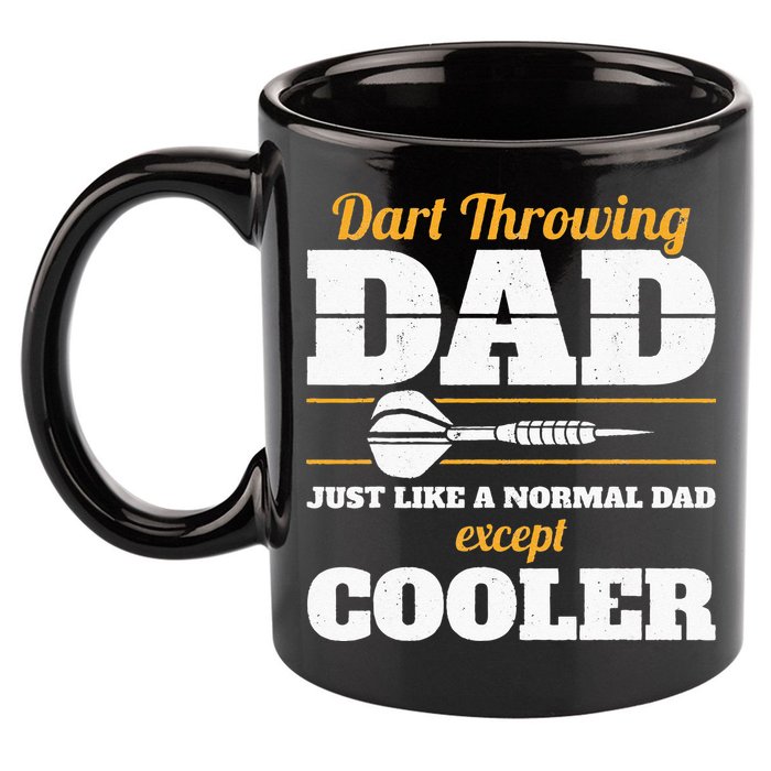 Dart Throwing Dad Dart Player Dart Club Father Darts 11oz C Handle Ceramic Mug