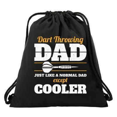Dart Throwing Dad Dart Player Dart Club Father Darts Drawstring Bag