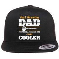 Dart Throwing Dad Dart Player Dart Club Father Darts Flatbill Hat