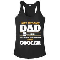 Dart Throwing Dad Dart Player Dart Club Father Darts Ladies PosiCharge Competitor Racerback Tank