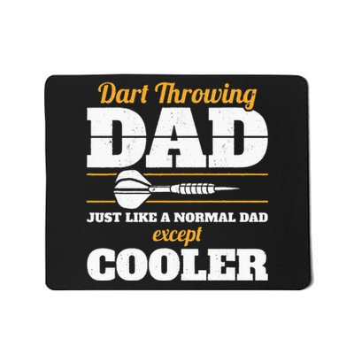 Dart Throwing Dad Dart Player Dart Club Father Darts Mousepad