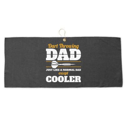 Dart Throwing Dad Dart Player Dart Club Father Darts Large Microfiber Waffle Golf Towel