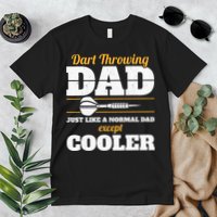 Dart Throwing Dad Dart Player Dart Club Father Darts Premium T-Shirt