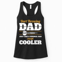 Dart Throwing Dad Dart Player Dart Club Father Darts Womens Tank Top