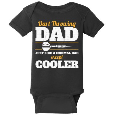 Dart Throwing Dad Dart Player Dart Club Father Darts Baby Bodysuit