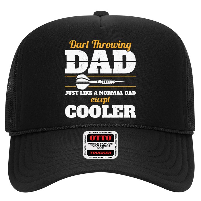 Dart Throwing Dad Dart Player Dart Club Father Darts Trucker Hat