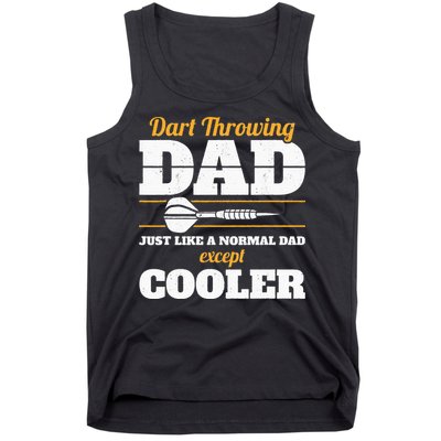 Dart Throwing Dad Dart Player Dart Club Father Darts Tank Top