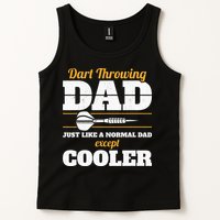 Dart Throwing Dad Dart Player Dart Club Father Darts Tank Top