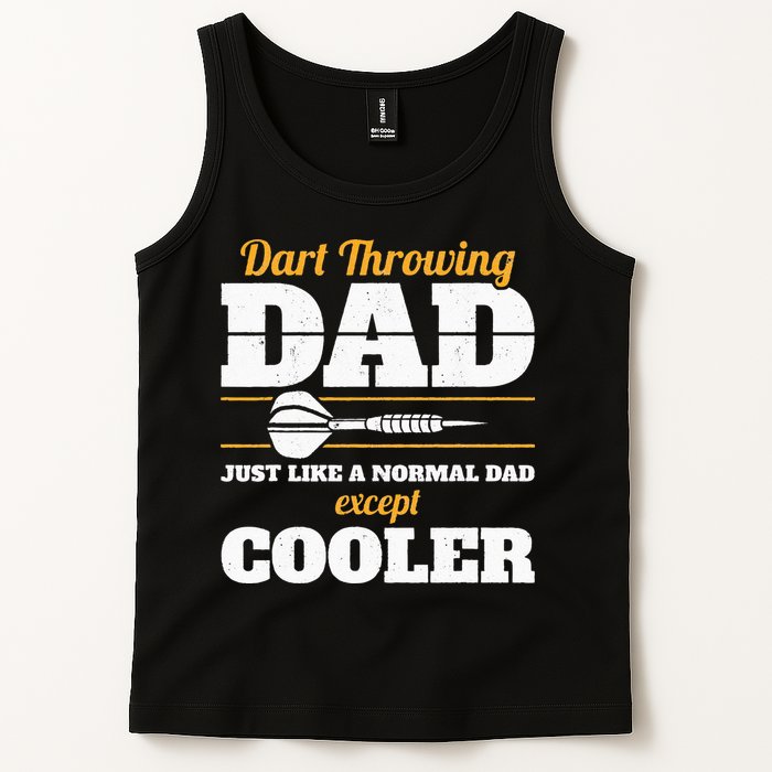 Dart Throwing Dad Dart Player Dart Club Father Darts Tank Top