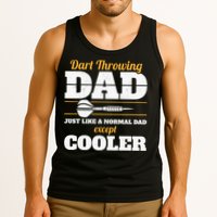 Dart Throwing Dad Dart Player Dart Club Father Darts Tank Top