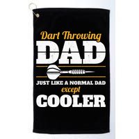 Dart Throwing Dad Dart Player Dart Club Father Darts Golf Towel