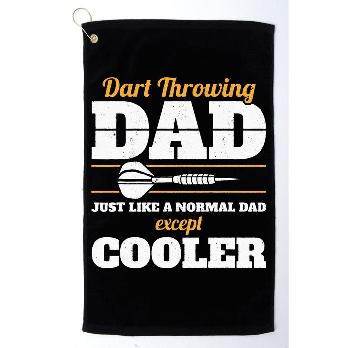Dart Throwing Dad Dart Player Dart Club Father Darts Golf Towel