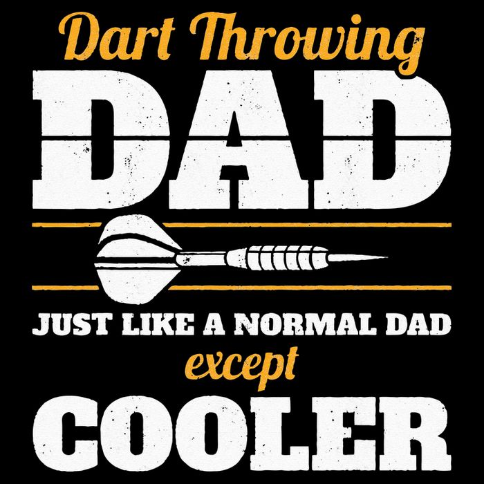 Dart Throwing Dad Dart Player Dart Club Father Darts Toddler T-Shirt