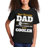 Dart Throwing Dad Dart Player Dart Club Father Darts Kids T-Shirt