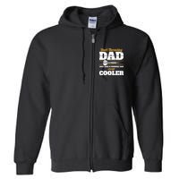Dart Throwing Dad Dart Player Dart Club Father Darts Full Zip Hoodie