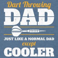 Dart Throwing Dad Dart Player Dart Club Father Darts Garment-Dyed Sweatshirt